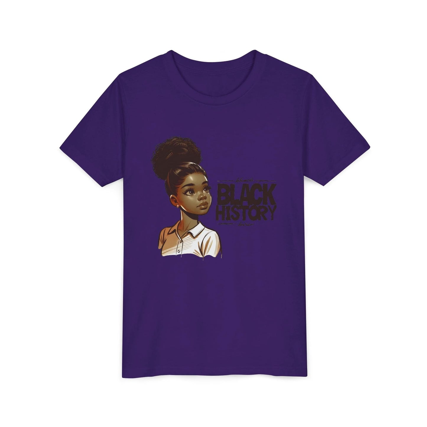 Youth Short Sleeve Tee for Black History Month, Celebrate Diversity, Kids' Education Shirt, Cultural Awareness Tee, Gift for Young Scholars