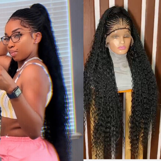 Trenzas de maíz estilo bohemio