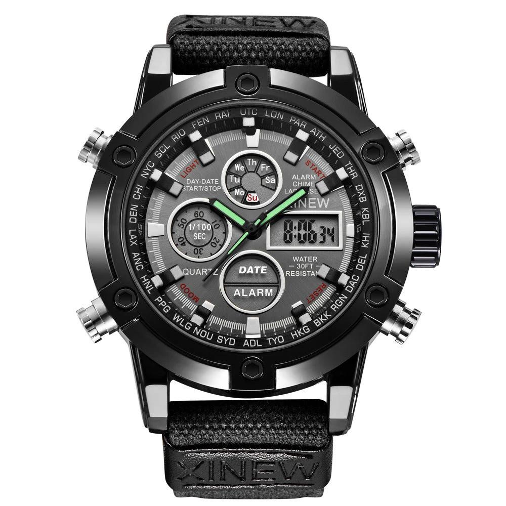Men's Fashion Belt Multi-functional Watch
