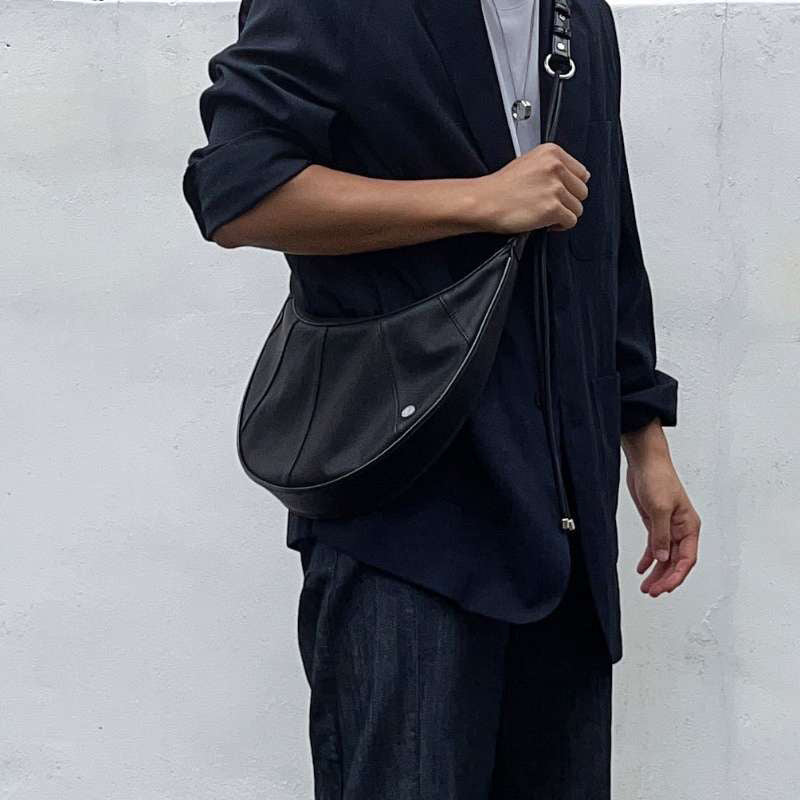 Soft Crescent Shoulder Bag