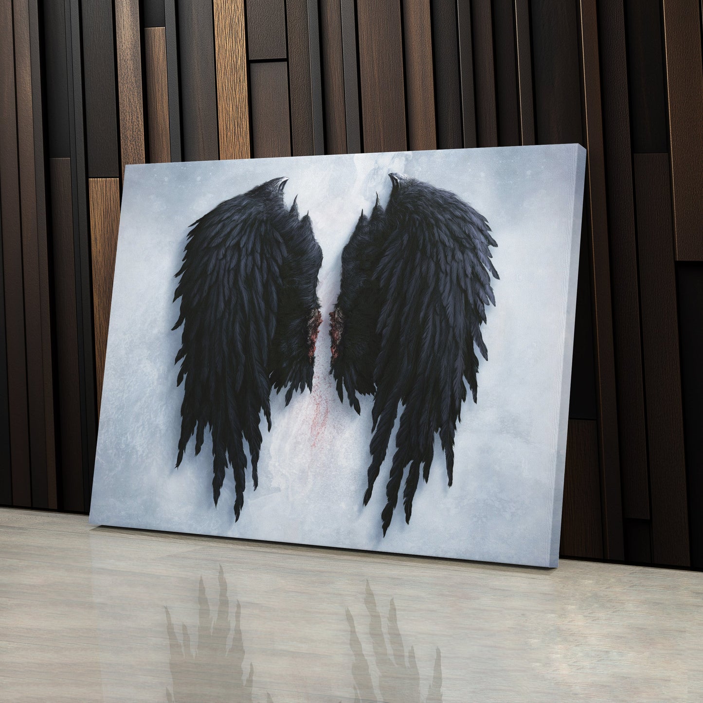 Banksy Angel Wings Canvas – Urban Street Art for Home Decor