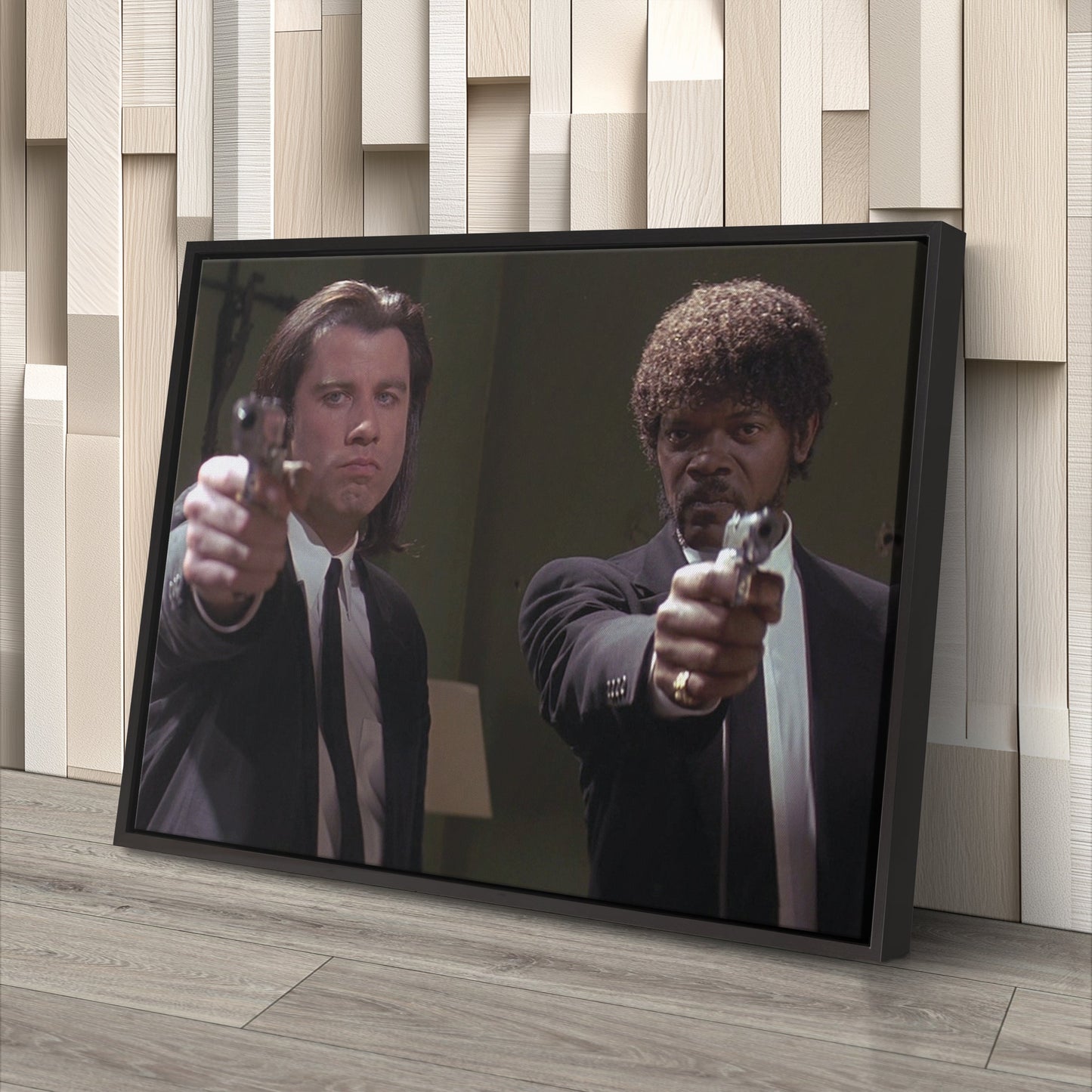 Pulp Fiction Gangsta Canvas – Classic Movie Wall Art