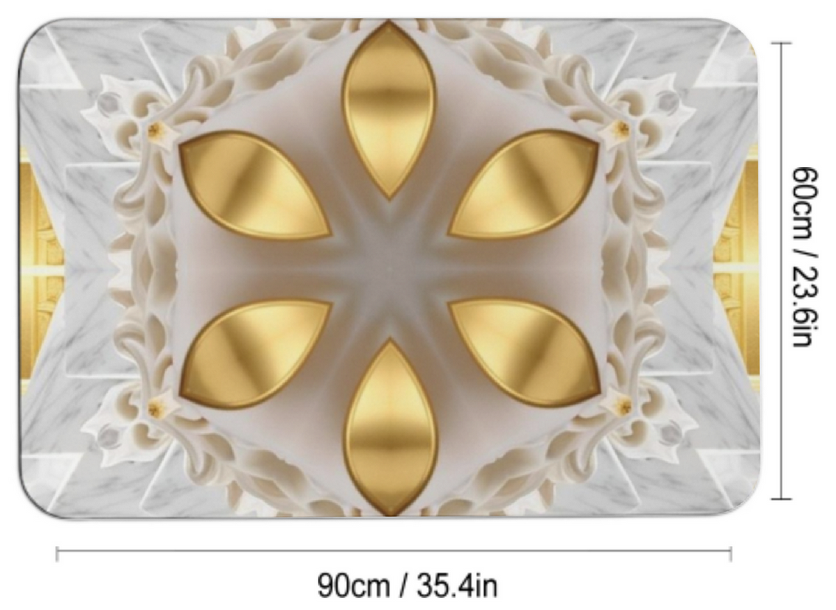 Golden Design Diatomaceous Earth Bath Mat | Ships from USA
