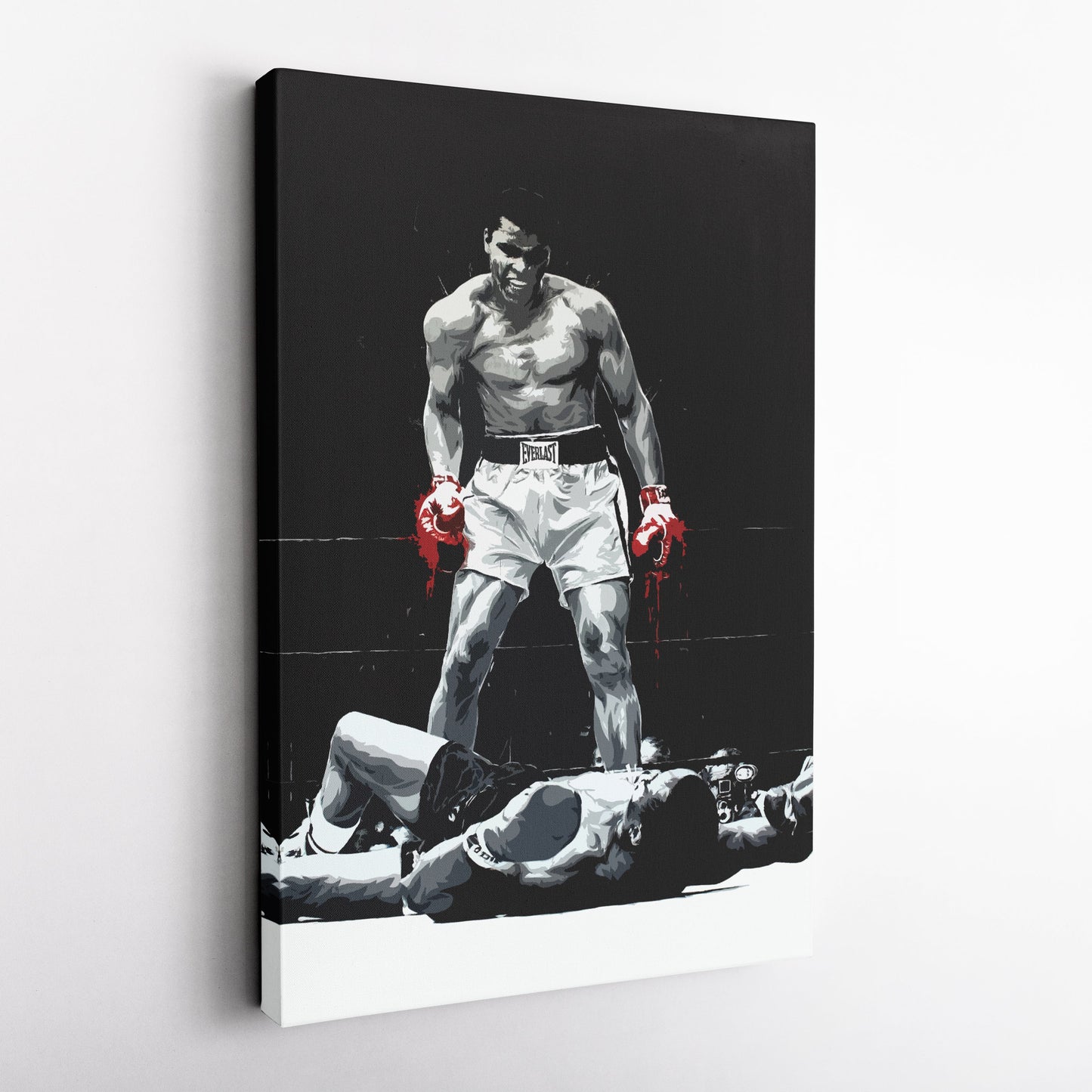 Muhammad Ali Canvas – Boxing Illustration Wall Art Decor