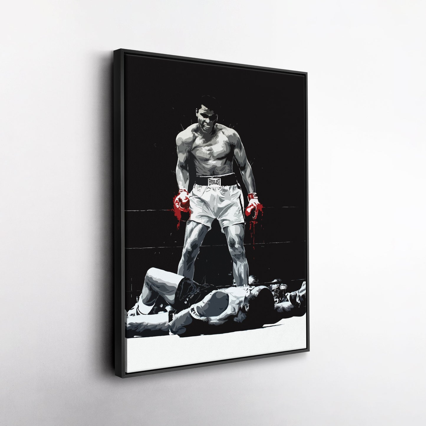Muhammad Ali Canvas – Boxing Illustration Wall Art Decor