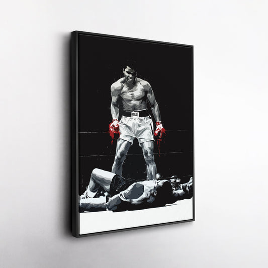 Muhammad Ali Canvas – Boxing Illustration Wall Art Decor