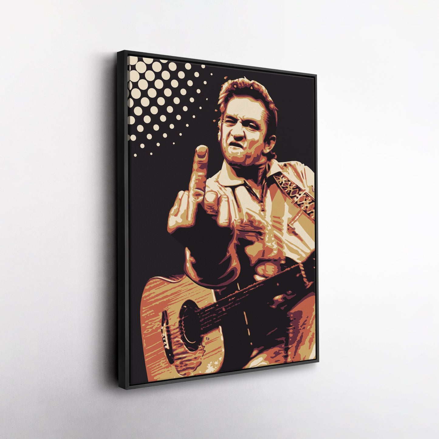 Johnny Cash Canvas – Music Legend Wall Art for Home Decor