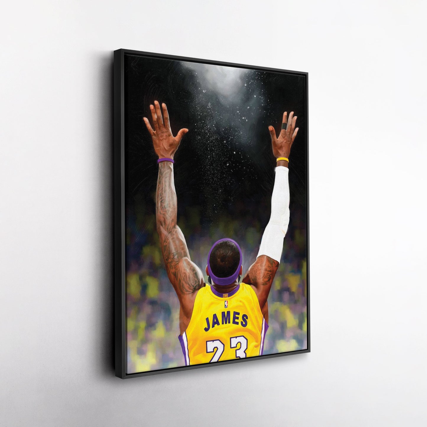 LeBron James Canvas – Lakers Champion Wall Art Decor