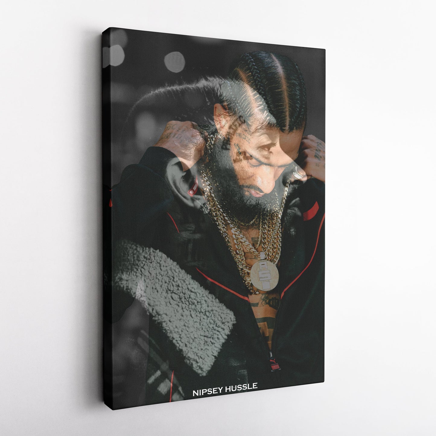 Nipsey Hussle Canvas – Rap Legend Wall Art for Studio Decor