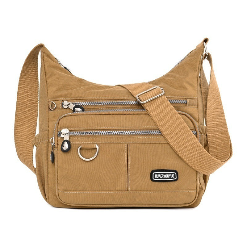 Nylon Womens Water-resistant Crossbody Bag