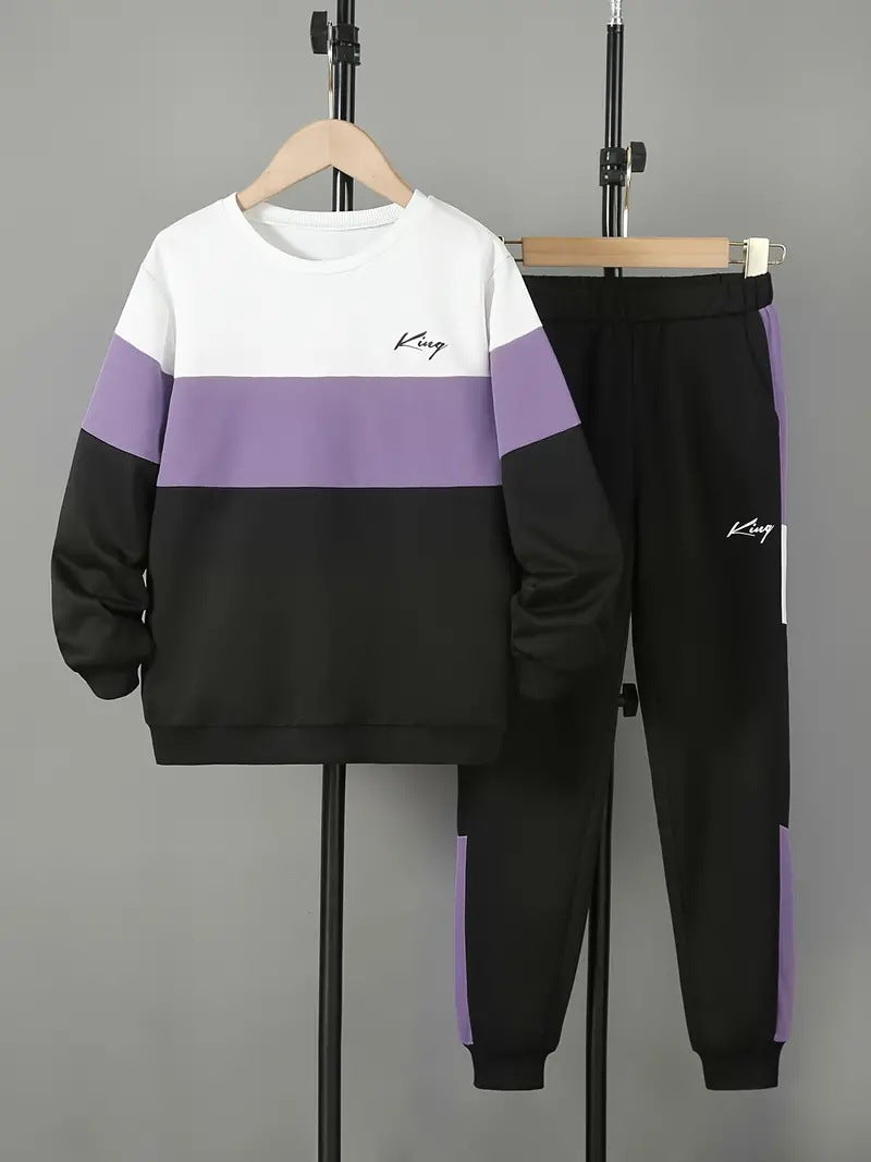 Design Sense Multicolor Hoodie Pants Two-piece Set See size chart under “more details”