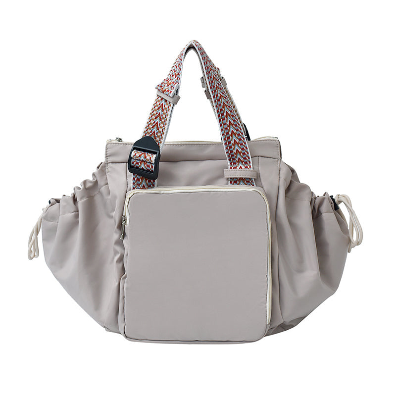 Nylon Fabric Large Capacity Travel Tote Handbag