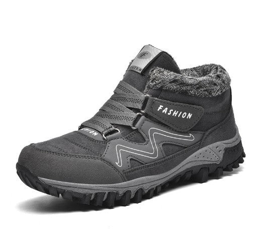 Outdoor Cotton-Padded Mid-Top Sports Platforms