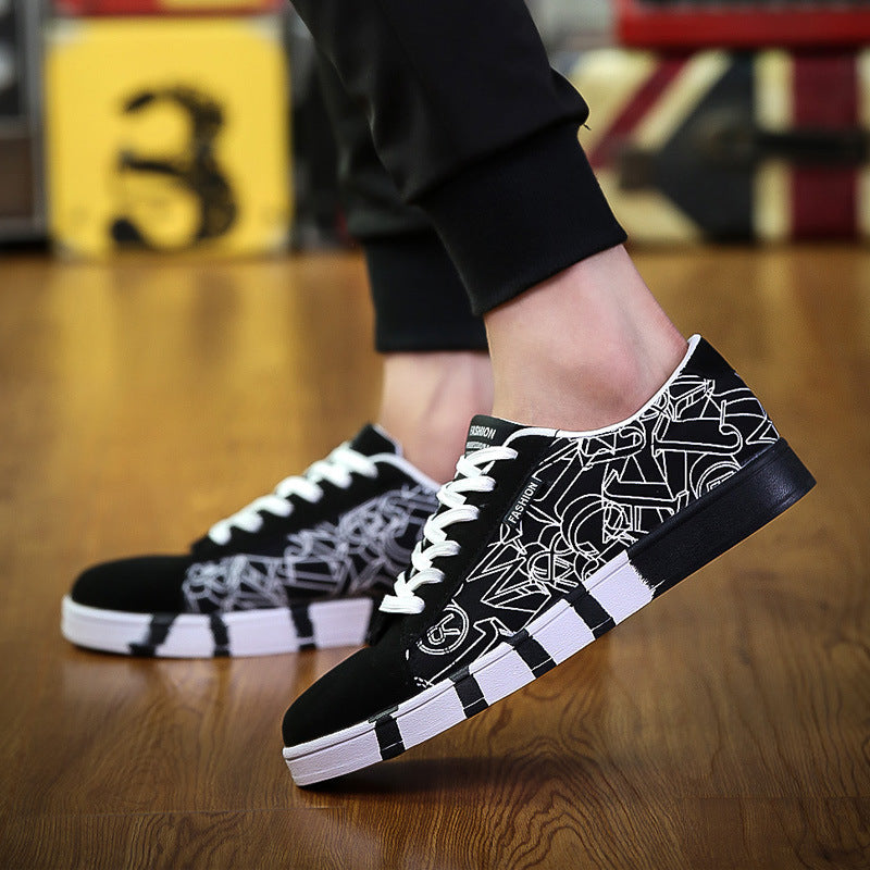 Casual trend canvas shoes fashion sports shoes