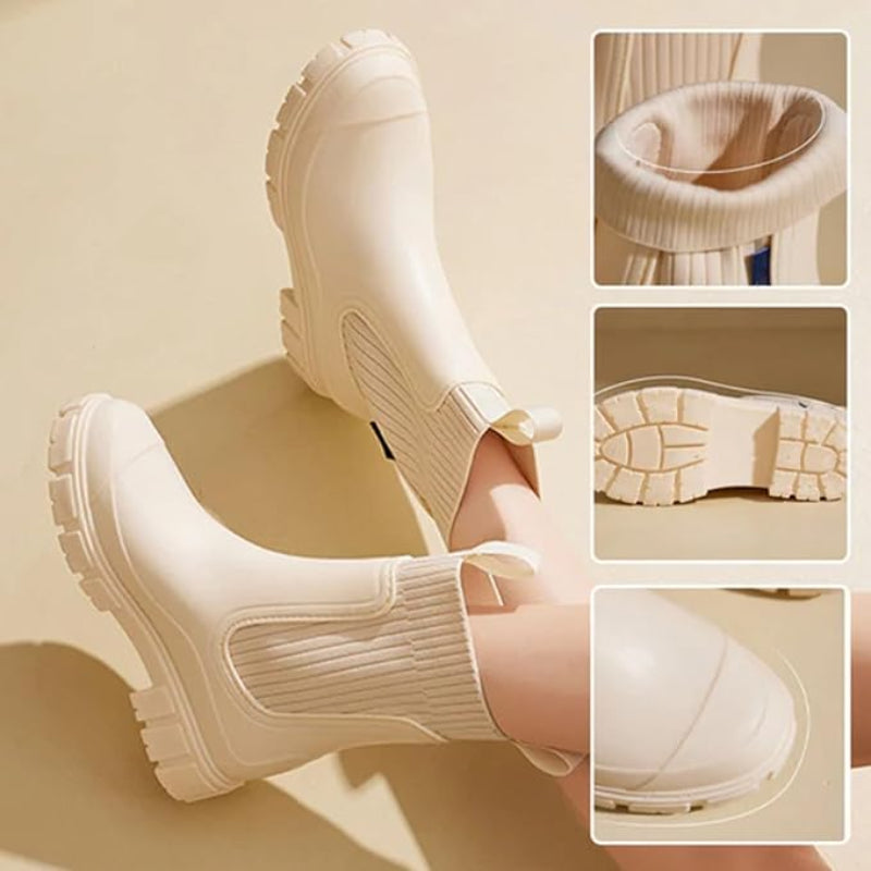 Botas de Lluvia Impermeables y Antideslizantes para Mujer – Mantente Seca en Cada Paso