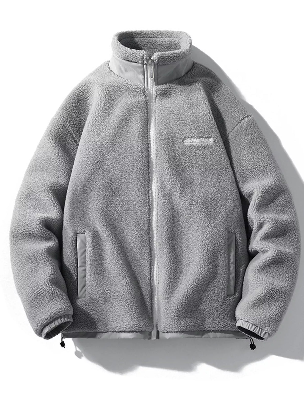 Men's Plus Size Cozy Fleece Full-Zip Jacket