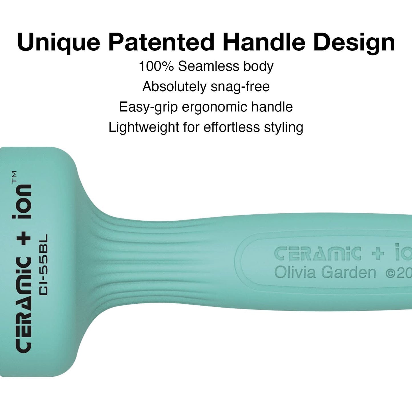 Olivia Garden Ceramic + Ion Round Thermal Hair Brush - CI-55BL