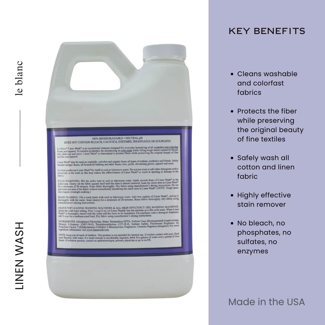 Le Blanc Lavender Linen Wash 64 oz