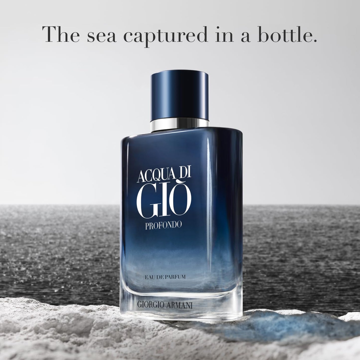 Armani Beauty - Acqua di Giò Profondo - Eau de Parfum - Colonia para hombre - Fragancia masculina fresca y aromática - Notas de mandarina, lavanda, cedro