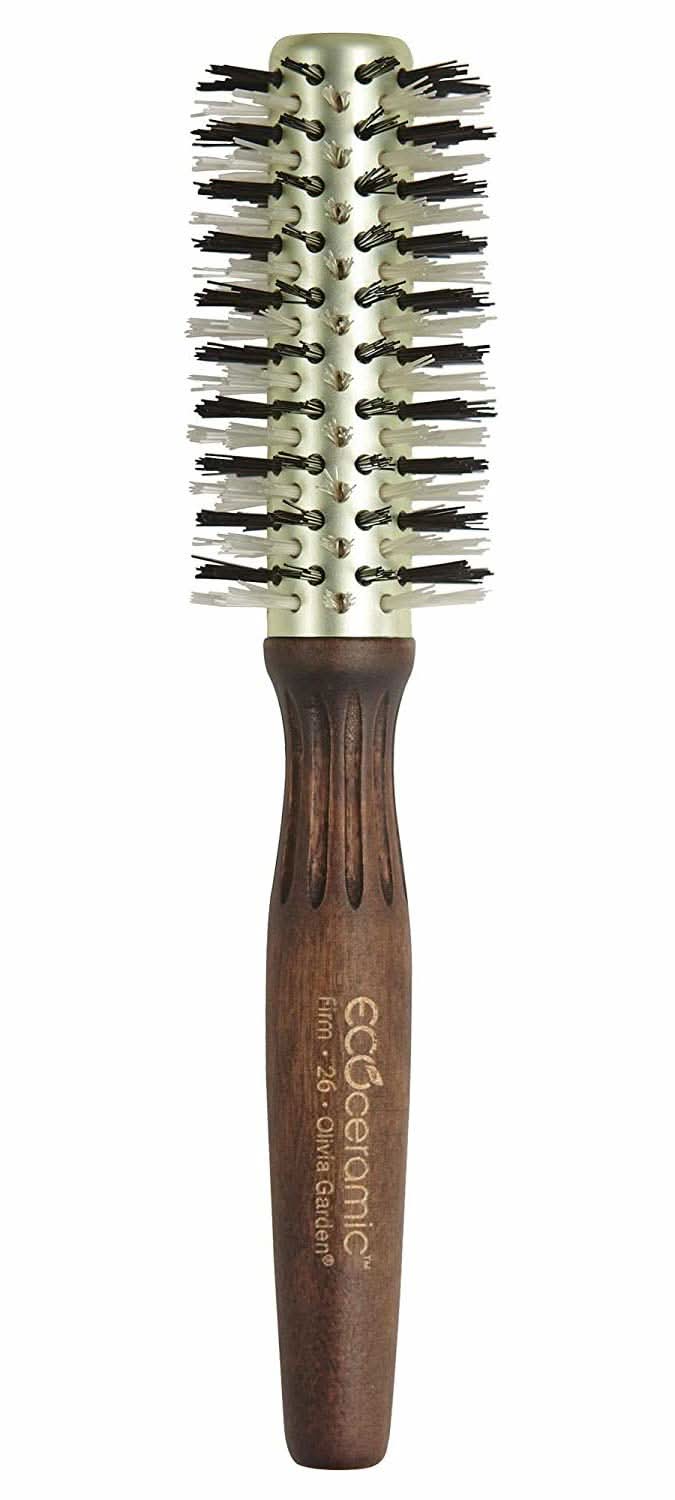 Olivia Garden Eco Ceramic Firm Bristles Round Thermal Hair Brush 2 1/8" - EC-26F