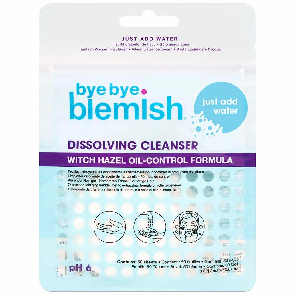 Bye Bye Blemish Dissolving Cleanser 50 Sheets