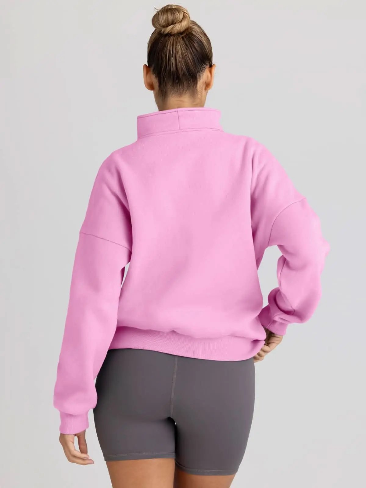 Love Salve Oversized Half Zip Sweatshirt — Cozy Fall Pullover