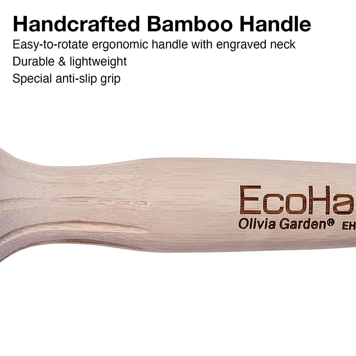 Olivia Garden EcoHair Eco-Friendly Bamboo Thermal Brush EH-24 (1")