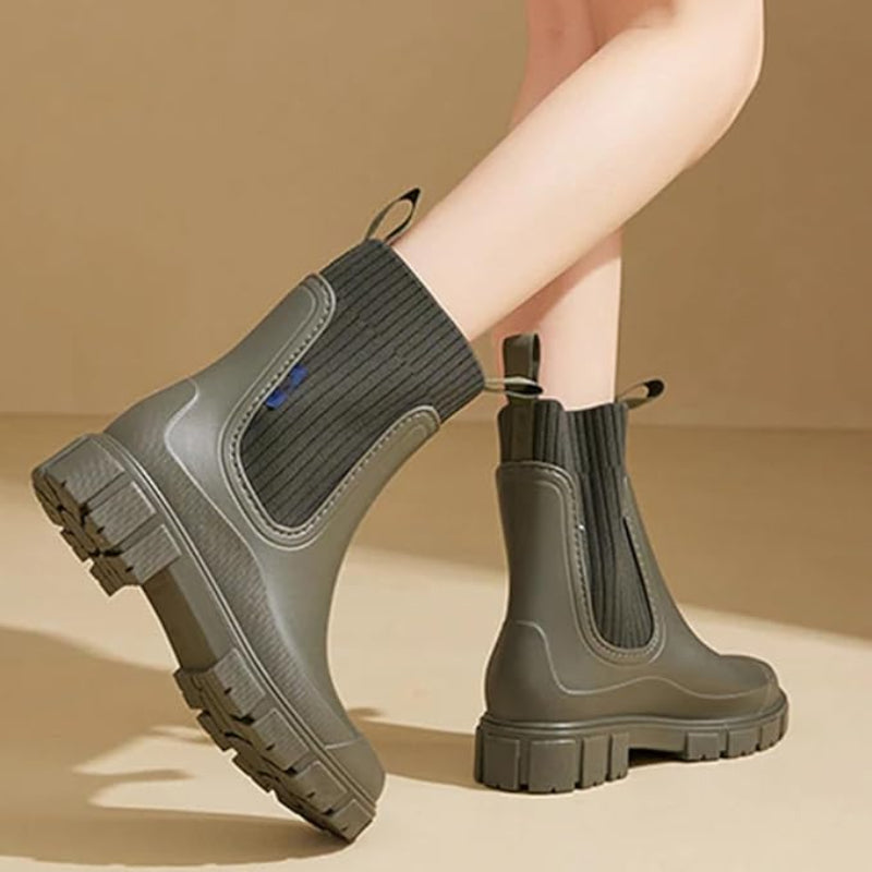 Botas de Lluvia Impermeables y Antideslizantes para Mujer – Mantente Seca en Cada Paso