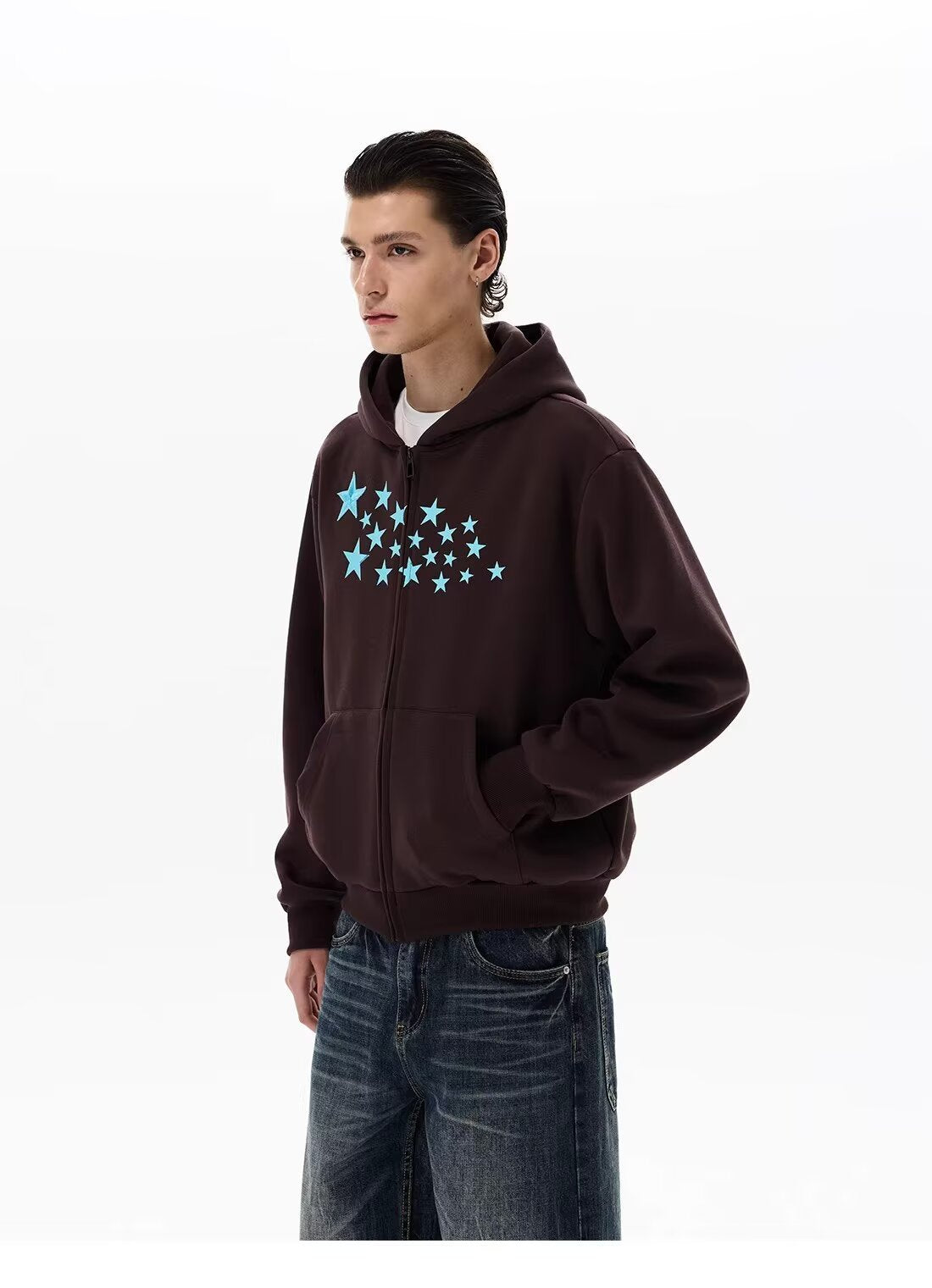 Mens Casual All-match Jacket Hoodie