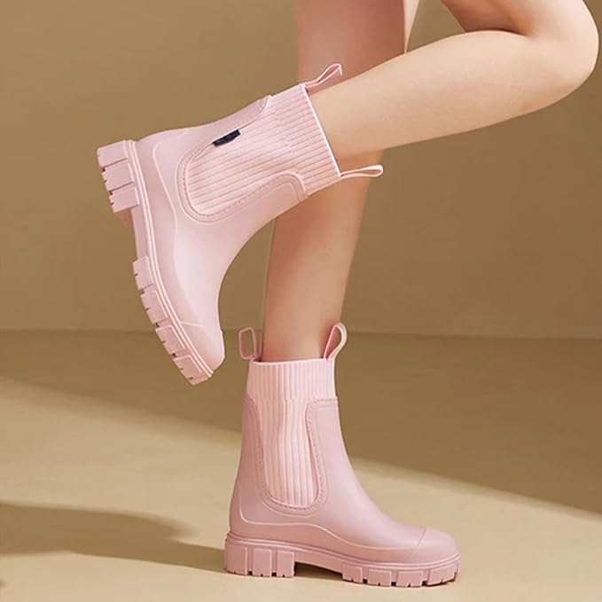Botas de Lluvia Impermeables y Antideslizantes para Mujer – Mantente Seca en Cada Paso
