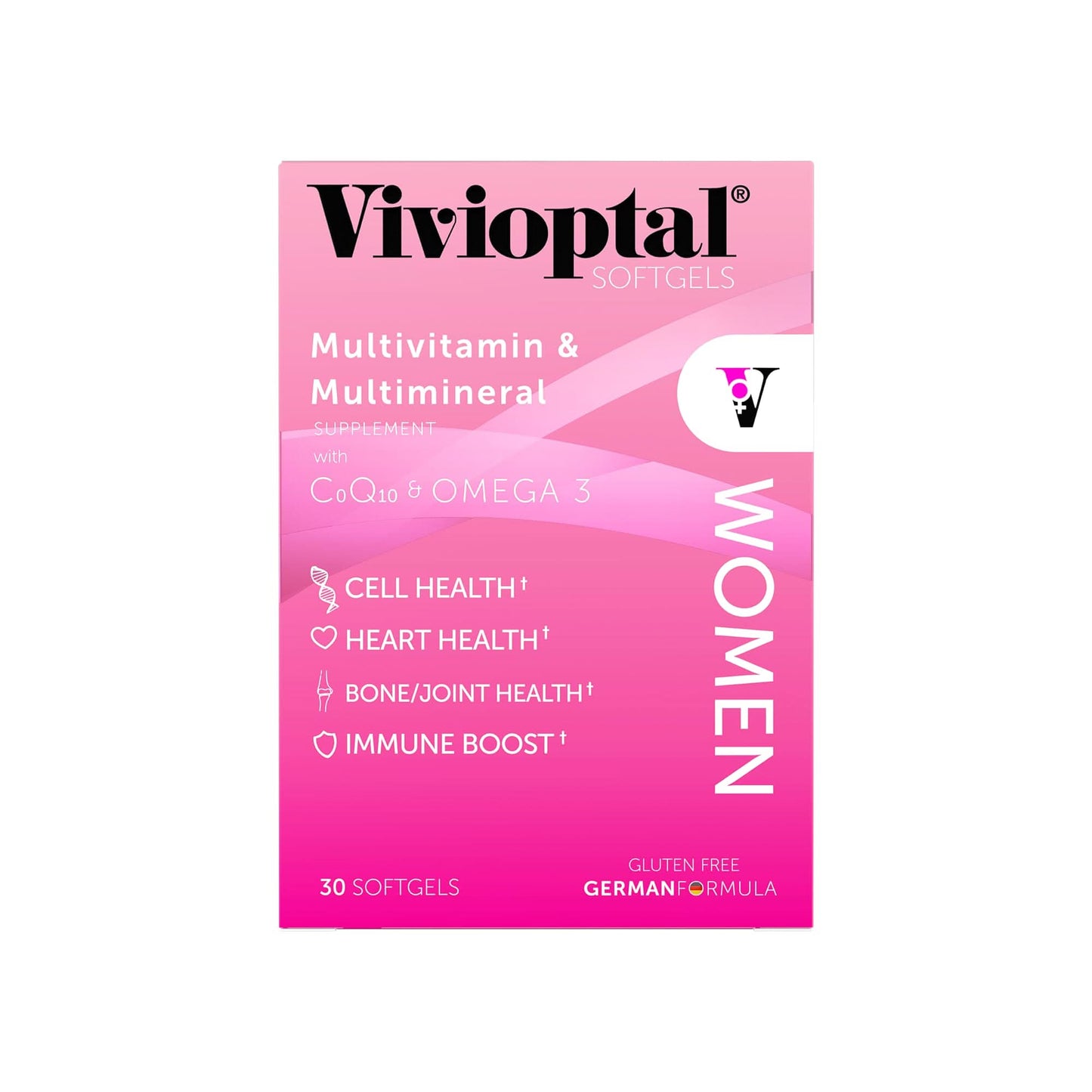 Vivioptal WOMEN Multivitamin & Multimineral Supplement - 30 Capsules