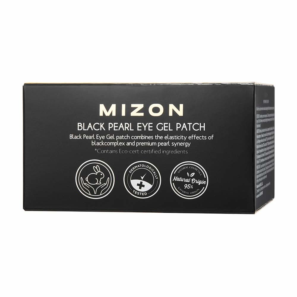MIZON Black Pearl Eye Gel Patch Masks - 60 pieces