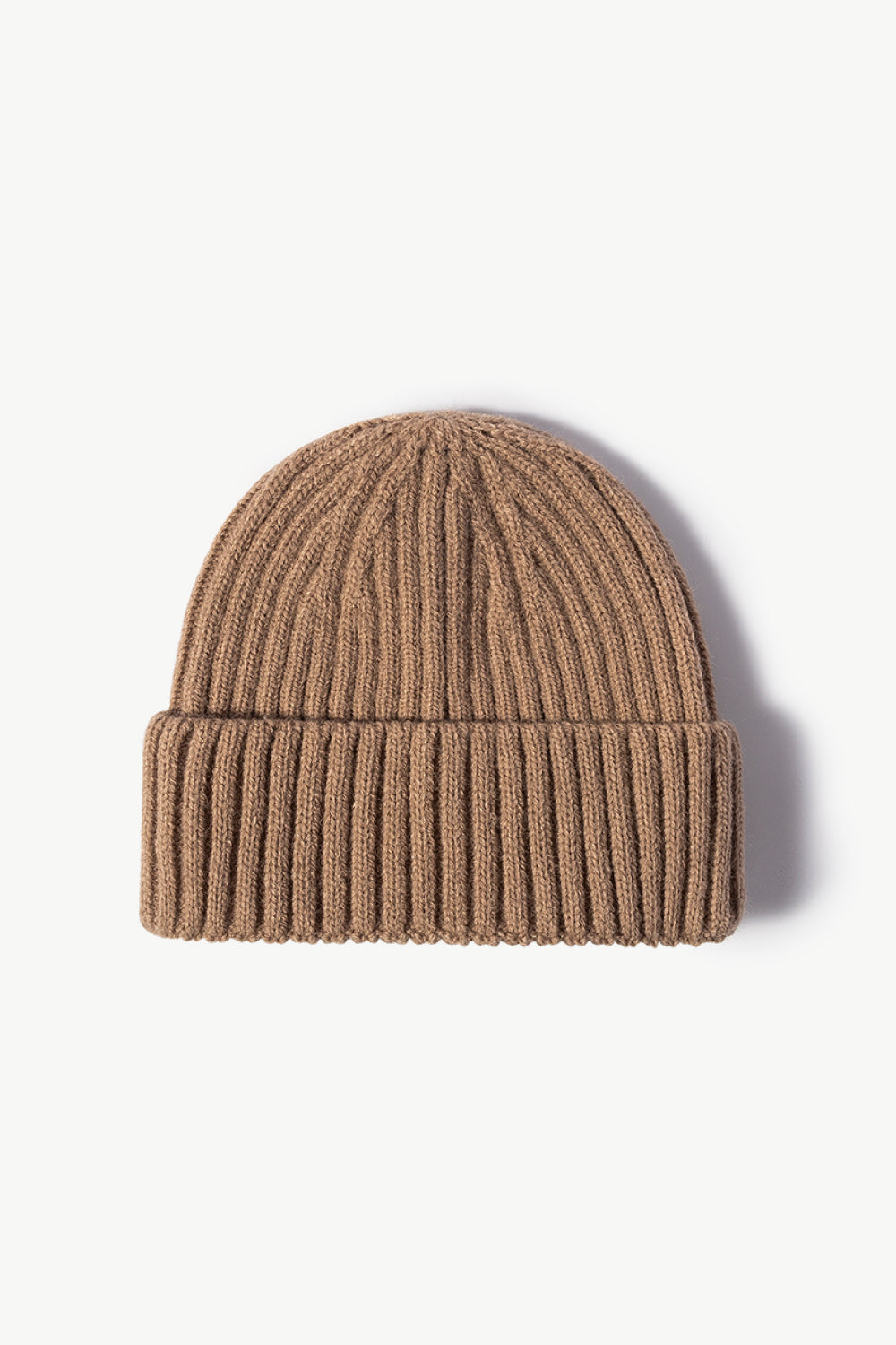 Gorro de punto de canalé