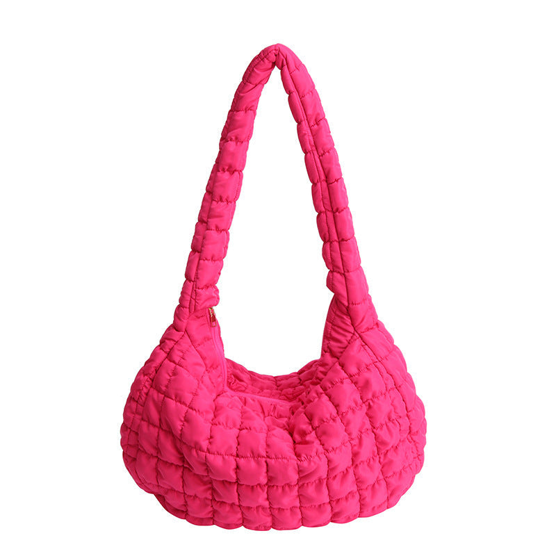Down Jacket Shoulder Messenger Bag Travel Bag