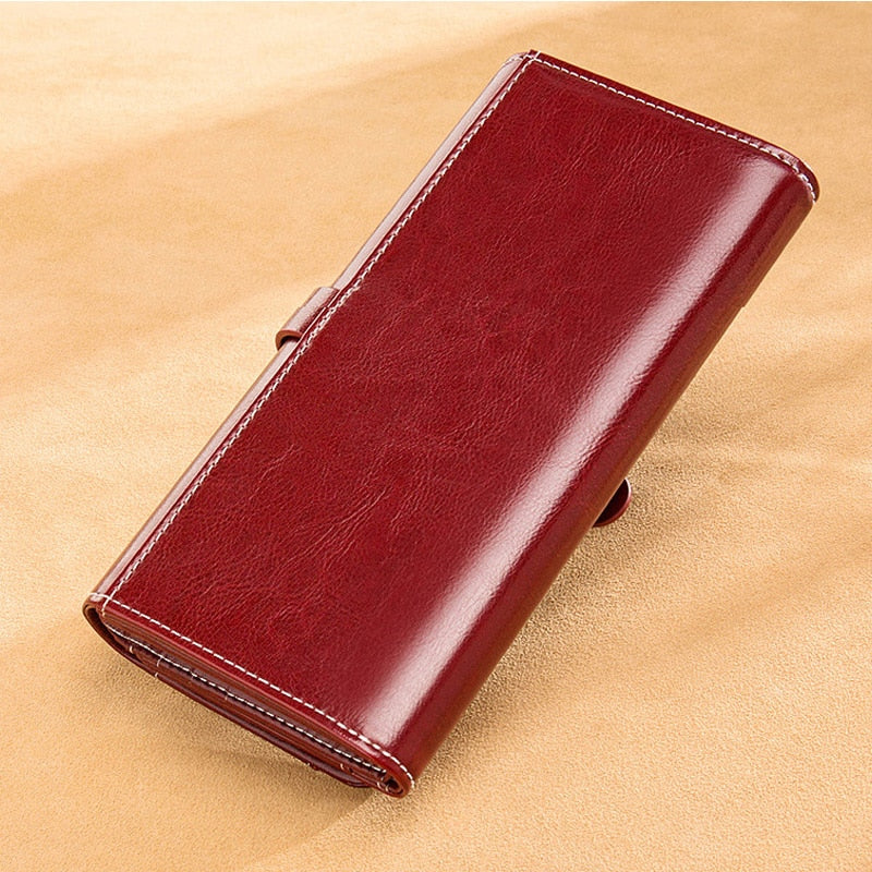 Large Capacity Leather Handbag