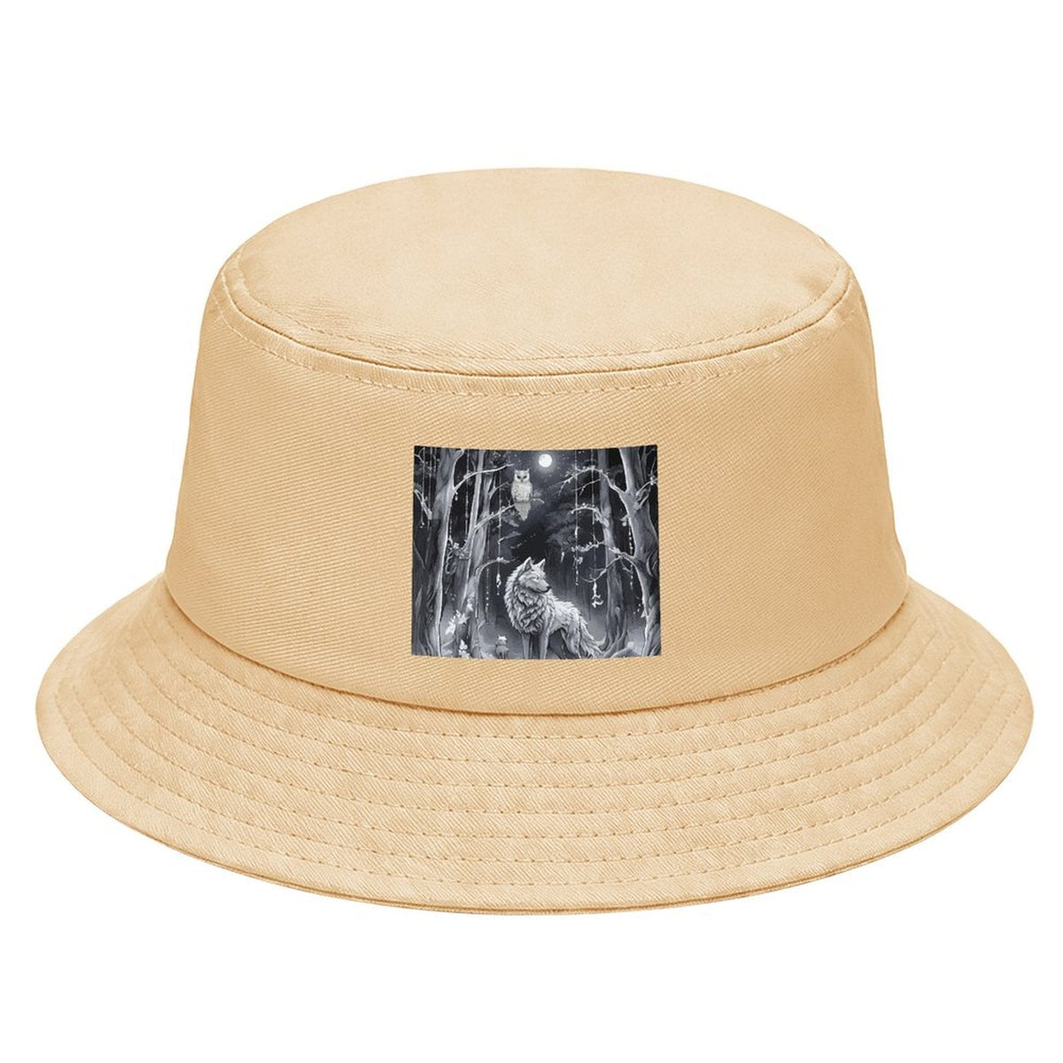 Ethereal Wolf Children’s Bucket Hat (Front Printing)