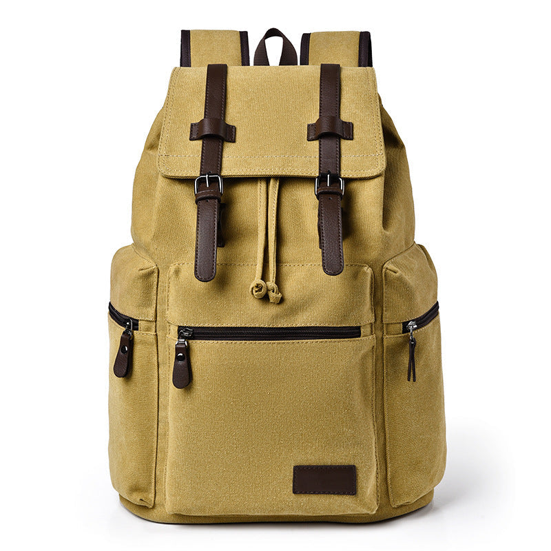 Men's Large Capacity Canvas Backpack