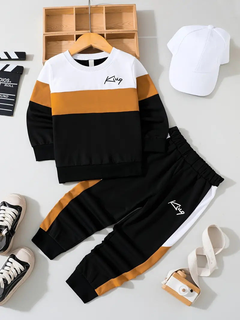 Design Sense Multicolor Hoodie Pants Two-piece Set See size chart under “more details”