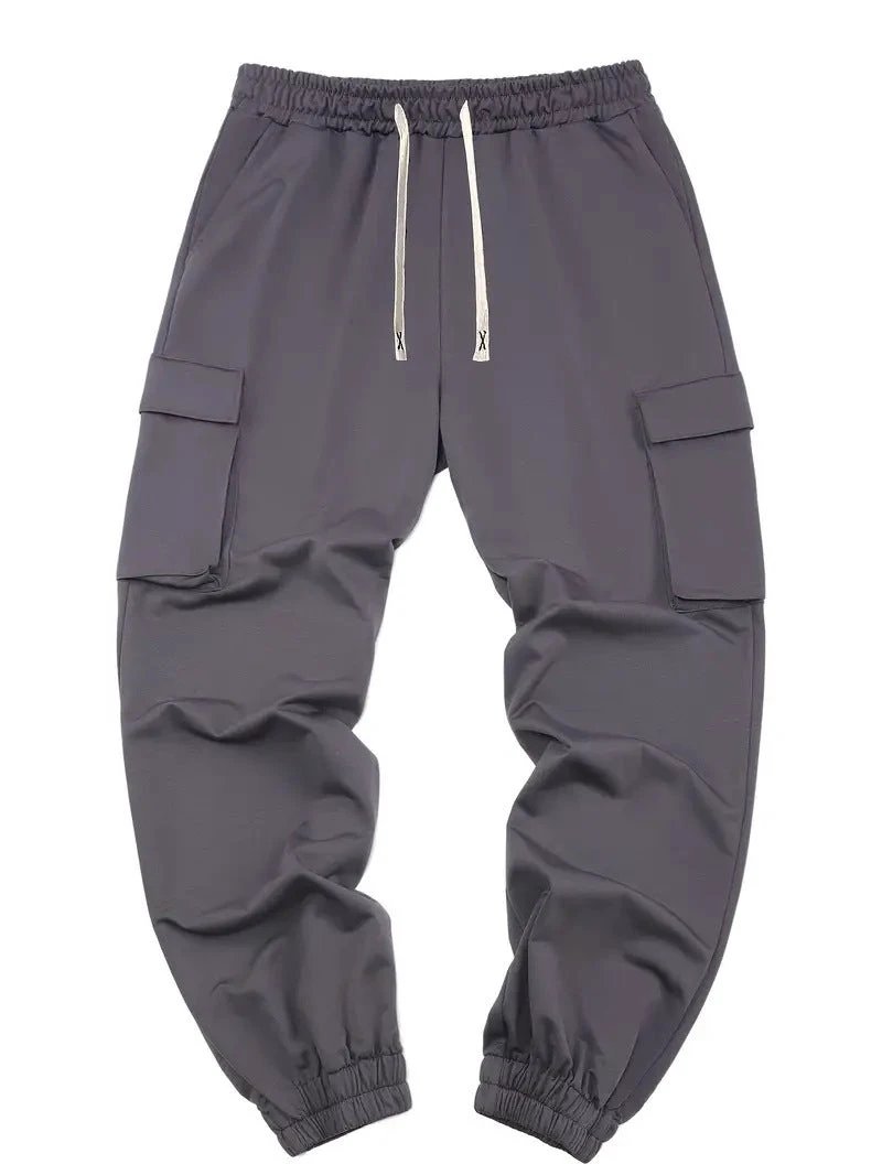 Men's Multi-pocket Tappered Leisure Pants