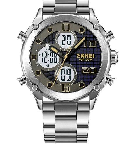Outdoor Sports Men's Electronic Watch Dual Movement Multifunctional