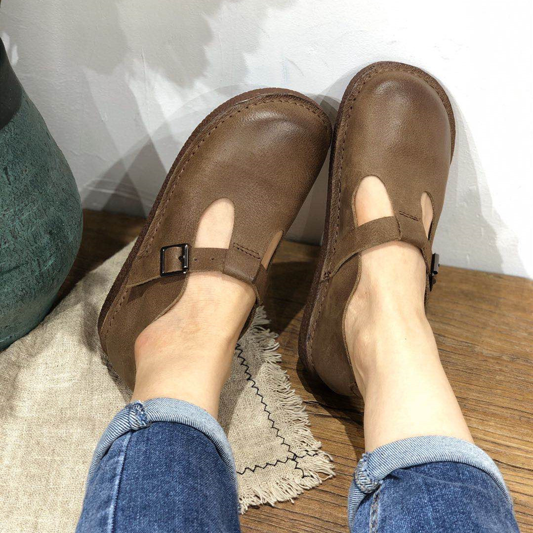 Women's Artistic Crafts Leather Flats
