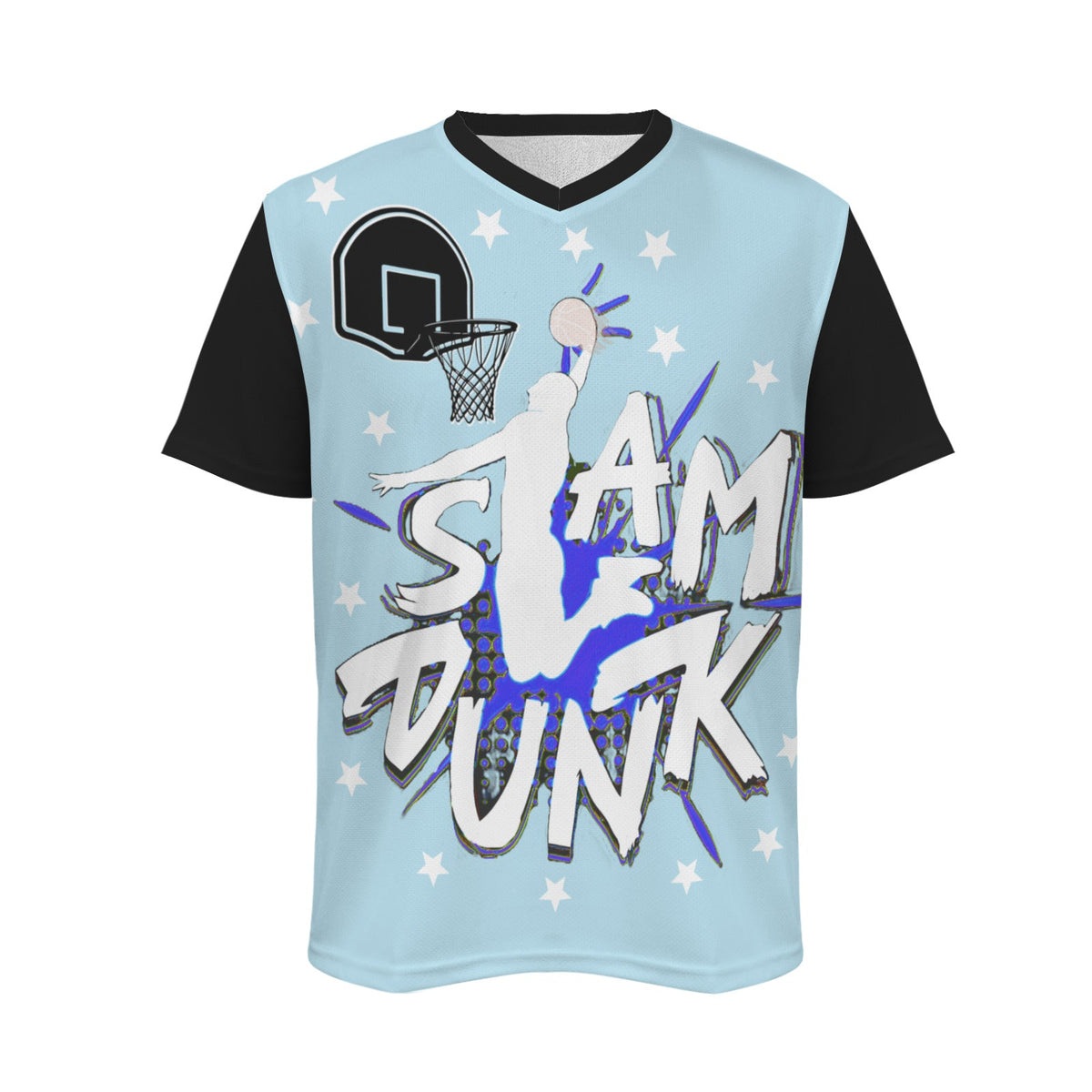 Slam Dunk Men's V-Neck Jersey (Model T97)