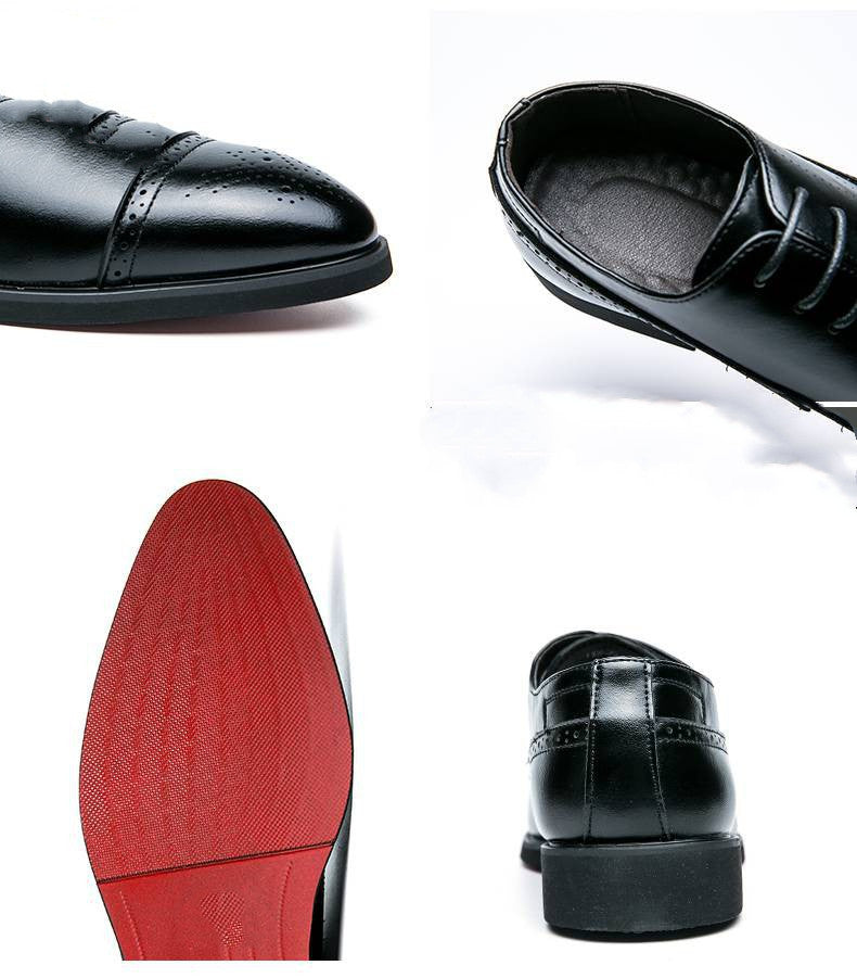 Men's Pointed Leather Boots