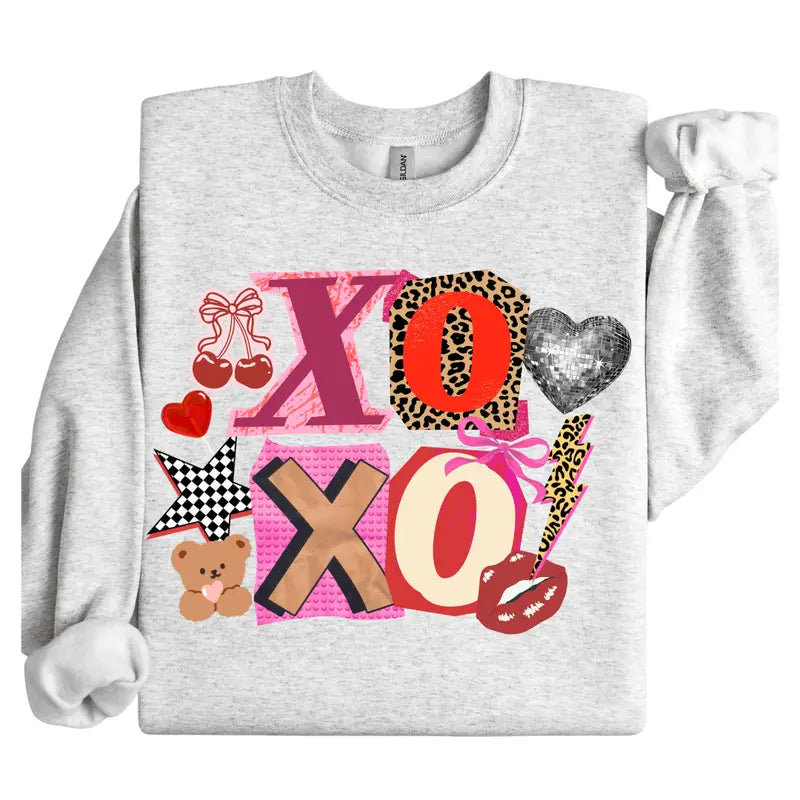 Preppy Girl Collage Y2K Sweatshirt
