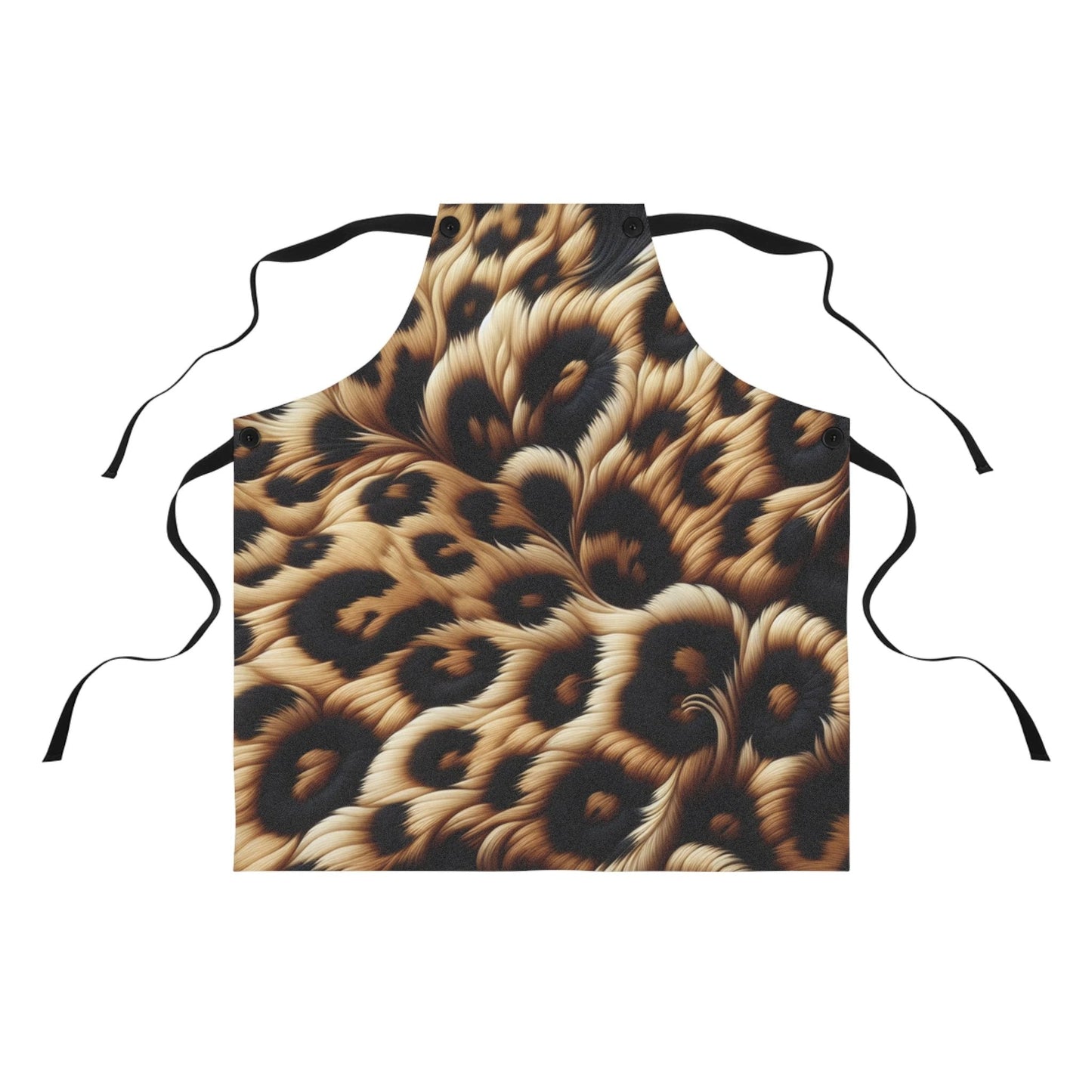 Luxe Animal Print Apron for Cooking, Baking, and Grilling, Perfect Gift for Foodies, Chef Apron, Kitchen Decor, Unique Gift