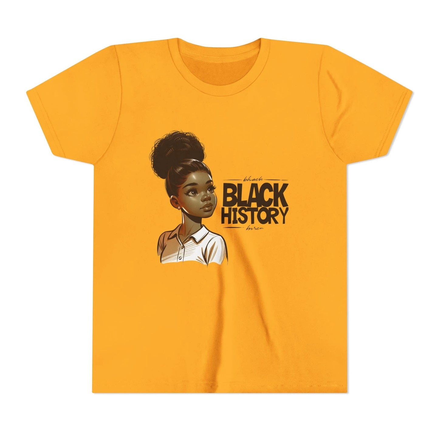 Youth Short Sleeve Tee for Black History Month, Celebrate Diversity, Kids' Education Shirt, Cultural Awareness Tee, Gift for Young Scholars