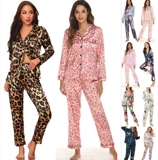 Pijama estilo europeo y americano para el hogar, conjunto de servicio para mujer