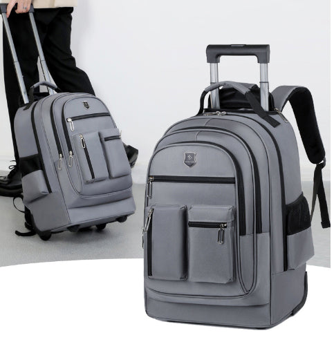 Unisex Trolley Backpack Ultra-light Trolley Bag Travel Bag