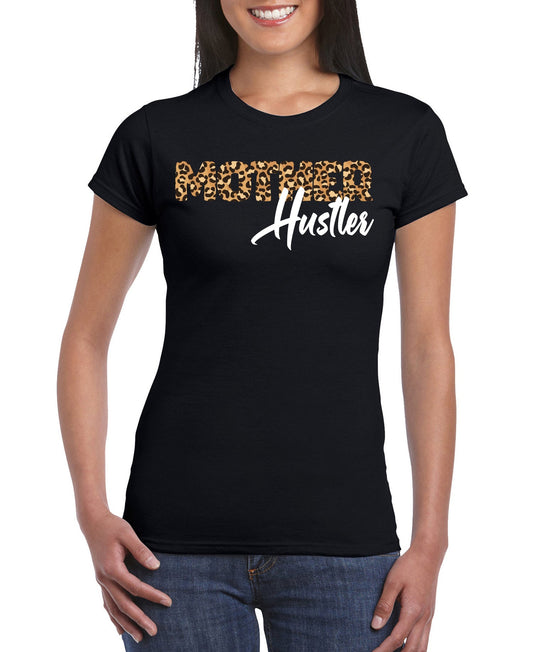 Camiseta de manga corta entallada para mujer "Madre Trabajadora"