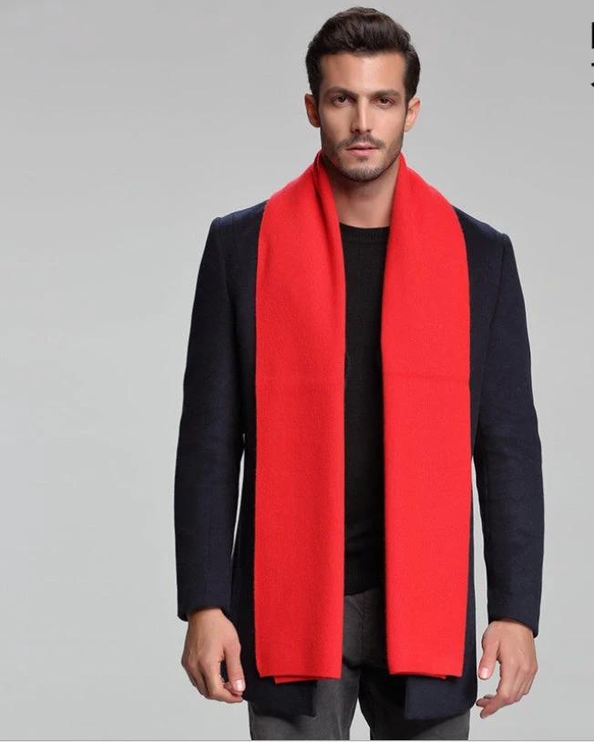 Men's Cashmere Tide Business Casual Double-sided Scarf